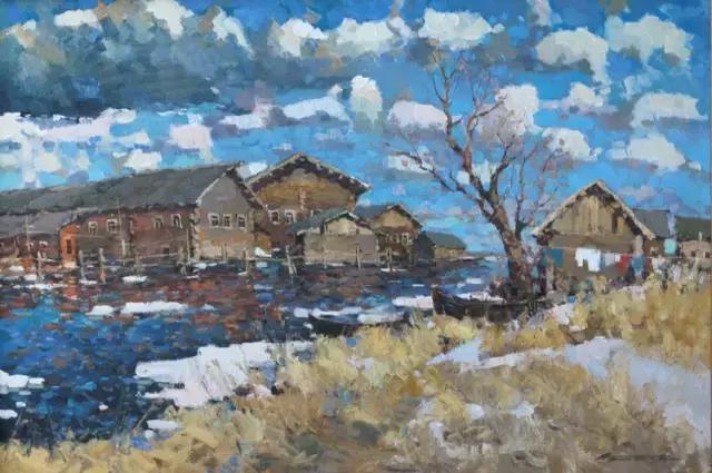 100张油画风景欣赏每一张都是顶配,100张风景油画初学者临摹