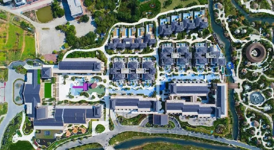 广东威尼斯水上度假村推荐,水上威尼斯一楼带花园