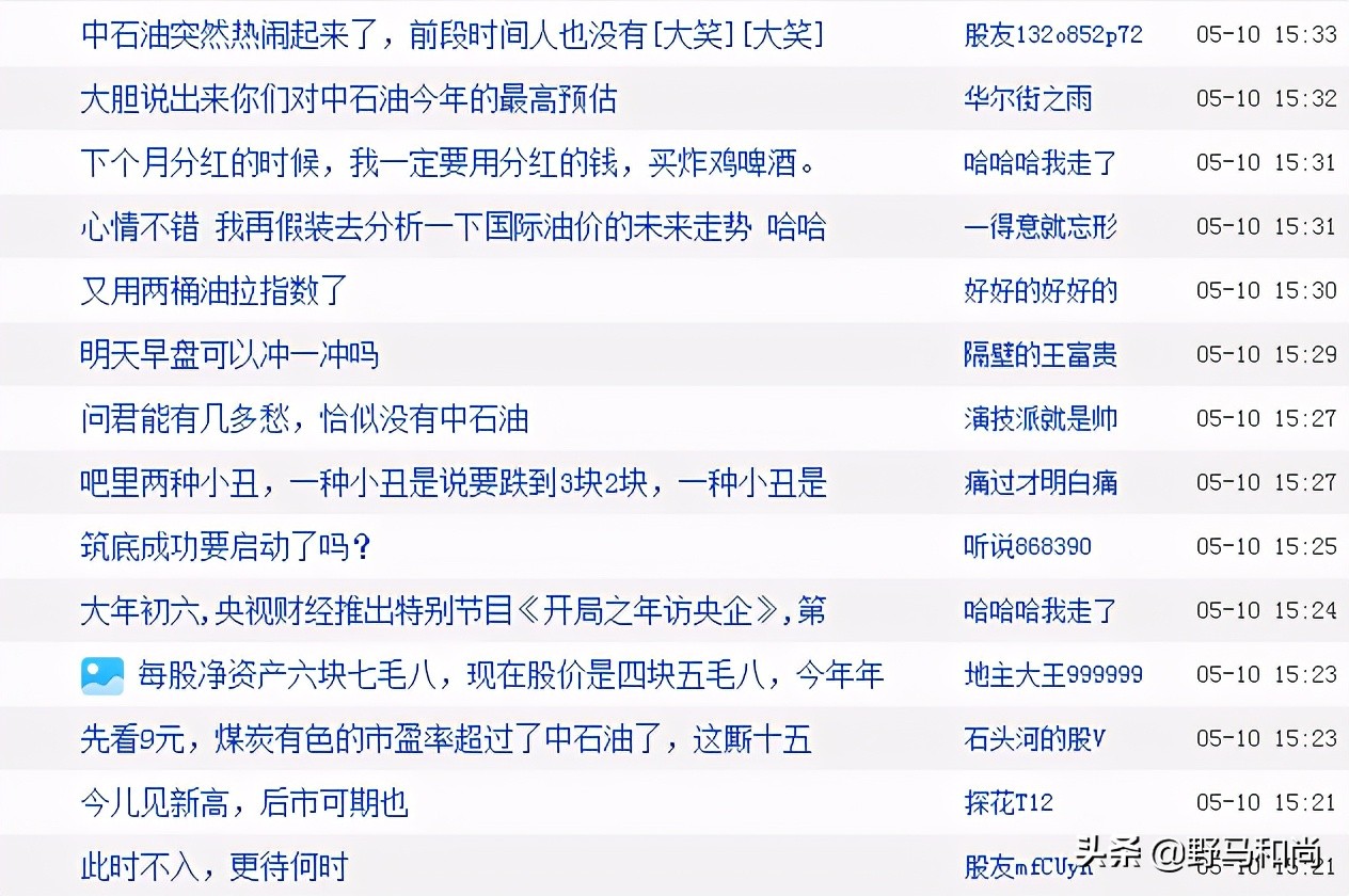 问君能有几多愁只因重仓中石油,股市股价连续九天创新高