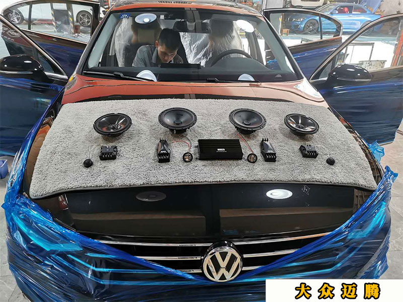 大众迈腾升级升降喇叭多少钱,迈腾原车升级重低音喇叭