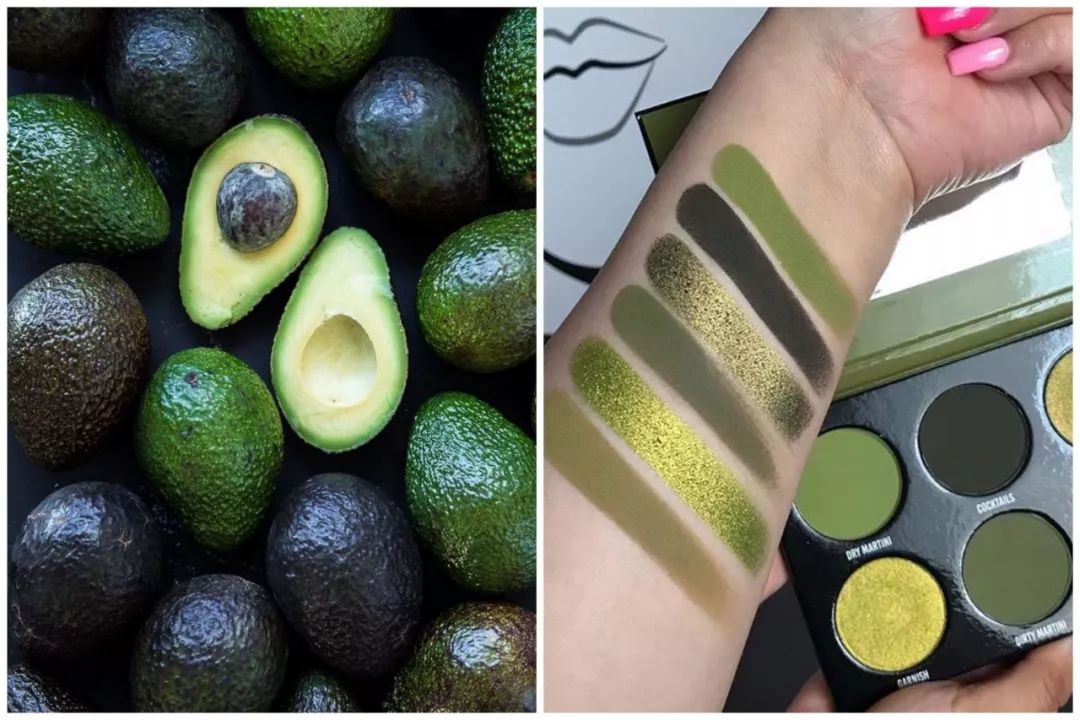 清透显白裸色,清新显白的牛油果绿
