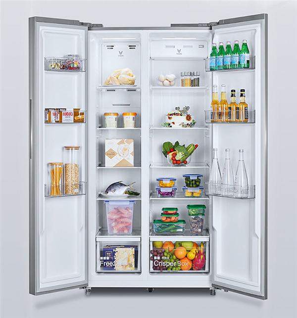 创维bcd-412wky对开门冰箱价格,创维荣耀云米冰箱