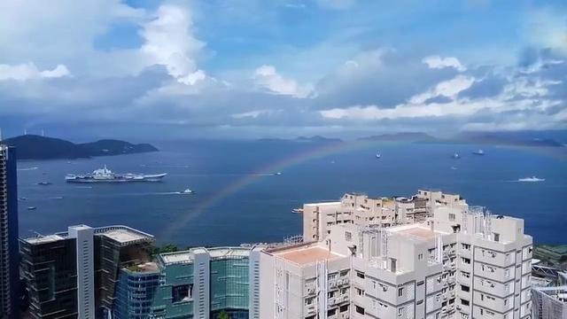 参观辽宁号航母,参观辽宁舰第一视角