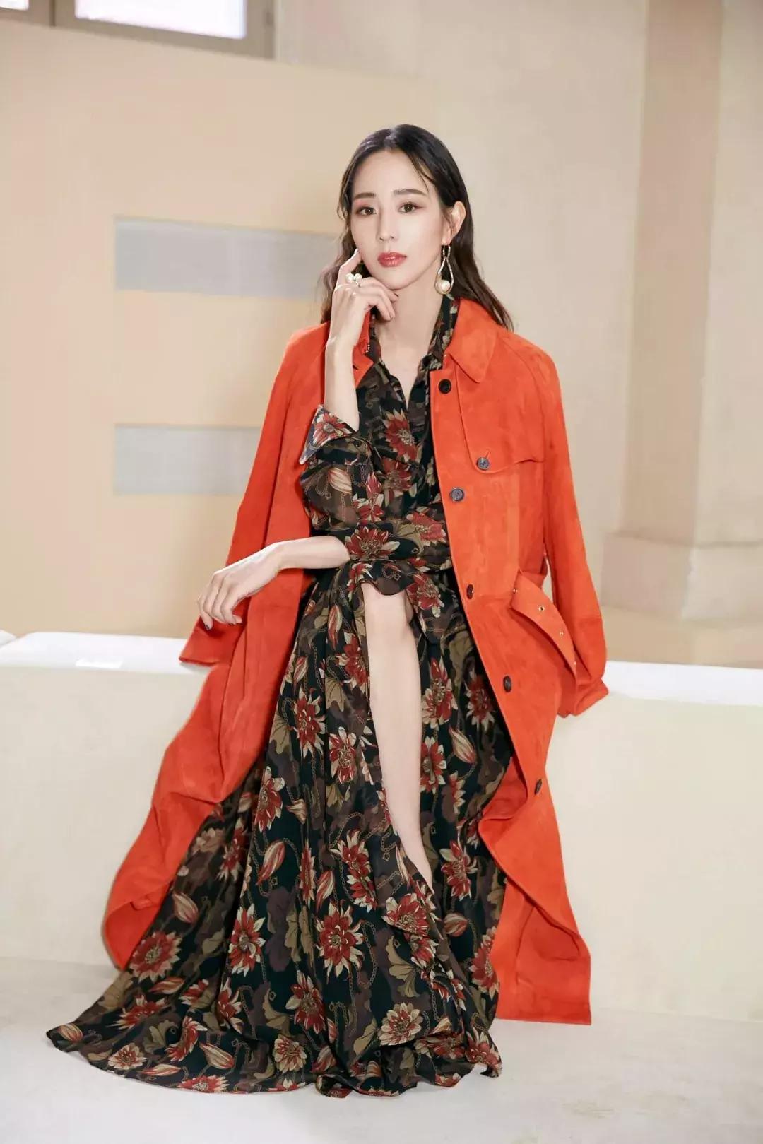 米兰时装周明星造型和模特对比,米兰时装周明星看秀造型