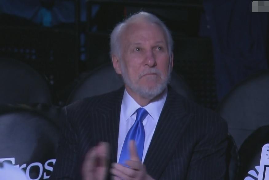 帕克大笑,帕克扣篮波波维奇偷笑