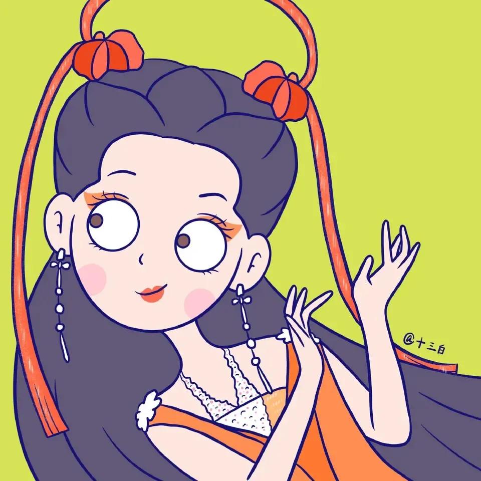 古典漫画头像小可爱,经典头像小可爱