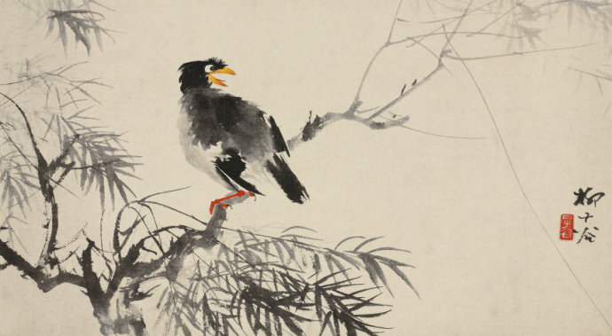 柳子谷花鸟作品大全,柳子谷花鸟精品图片