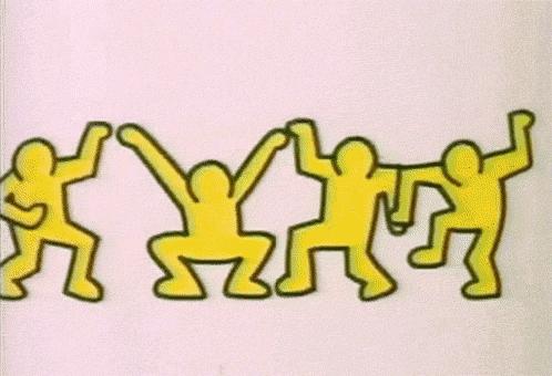 学习大师绘画|舞动的小人涂鸦之父凯斯·哈林