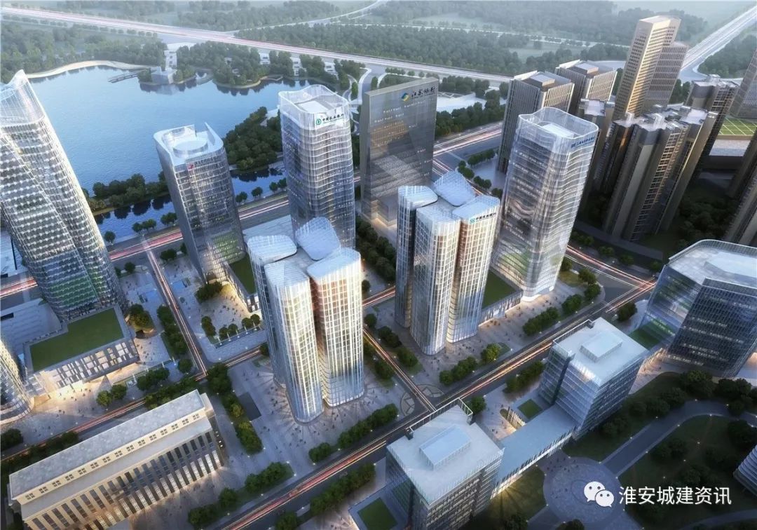 淮安即将建设的地标,淮安三个超高层地标最新进展