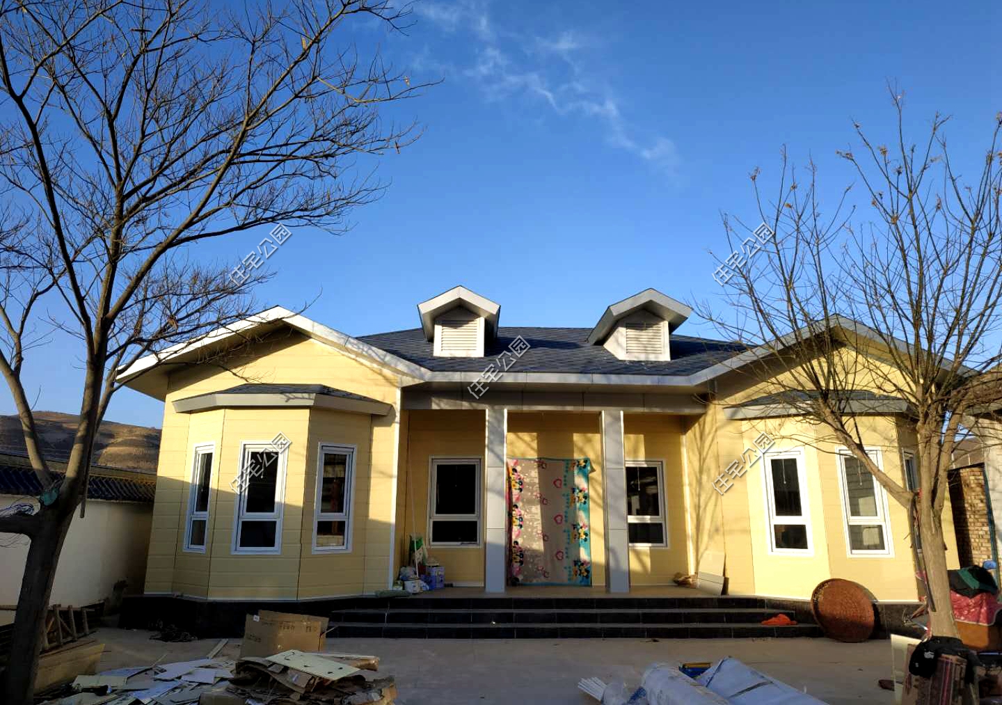 农村钢结构保温层自建房,农村自建轻钢房屋保温