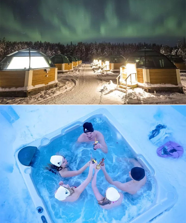 芬兰极光玻璃屋,芬兰10个最难抢的极光玻璃屋