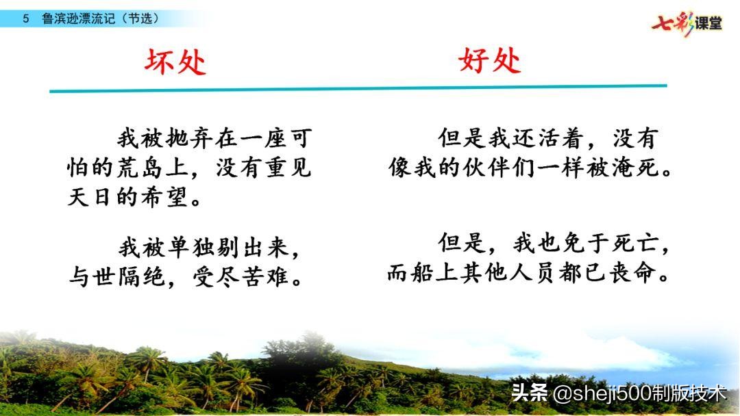 六年级下册鲁滨逊漂流记预习笔记,六下语文书预习笔记鲁滨逊漂流记