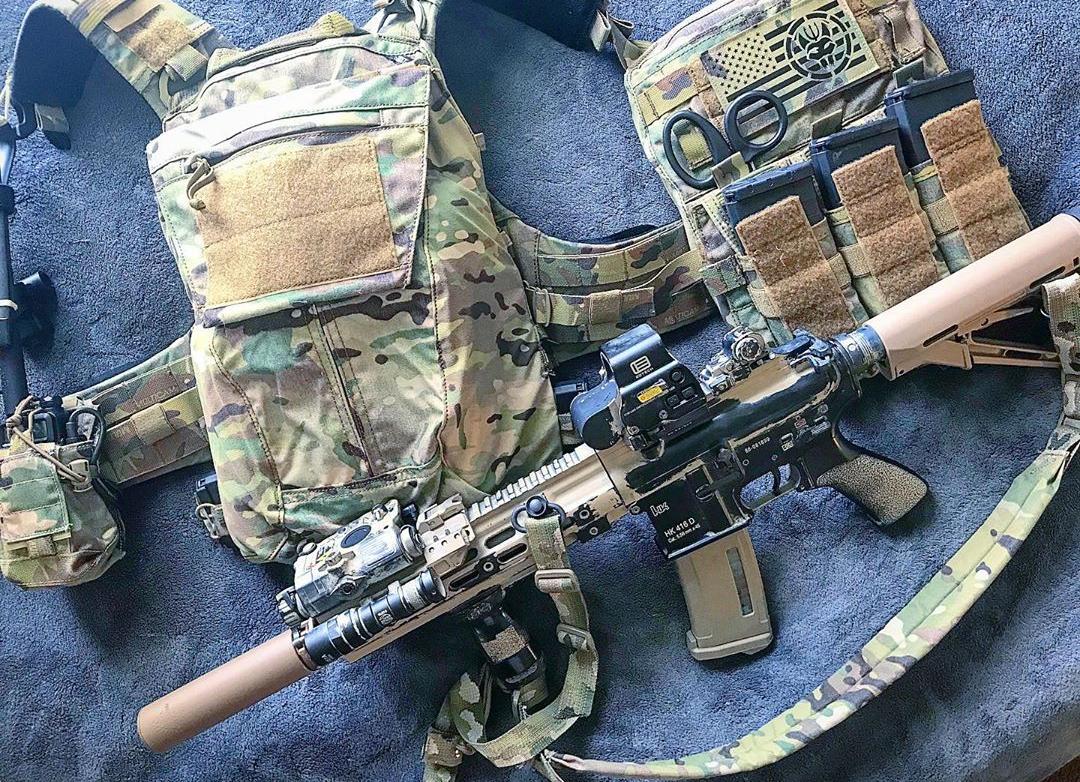 美军hk416和mk18,美军为什么喜欢用hk416