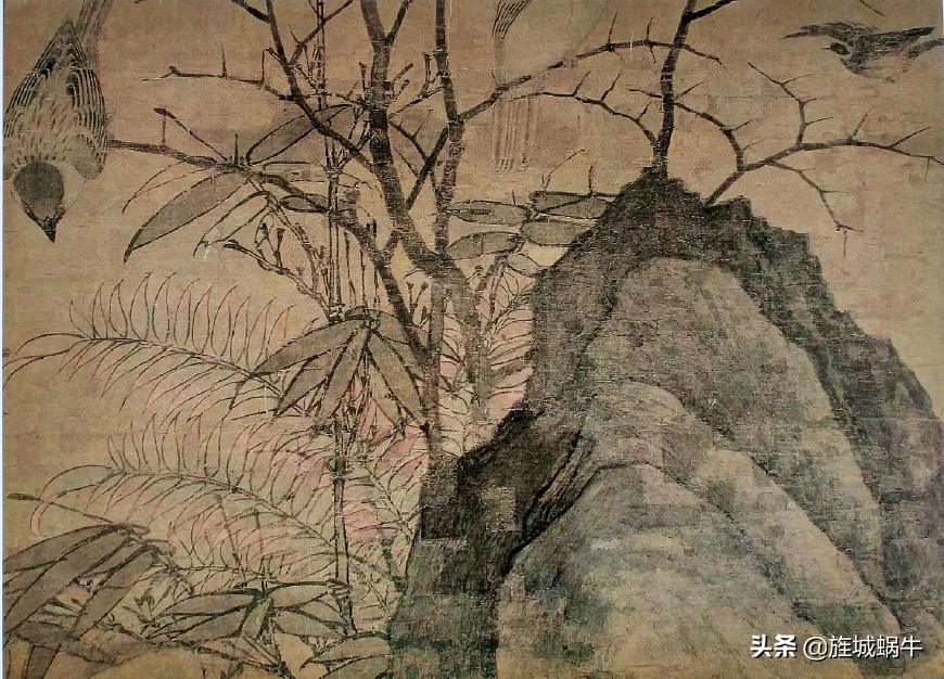 中国画没骨花鸟画的意境,徐崇嗣没骨花鸟画
