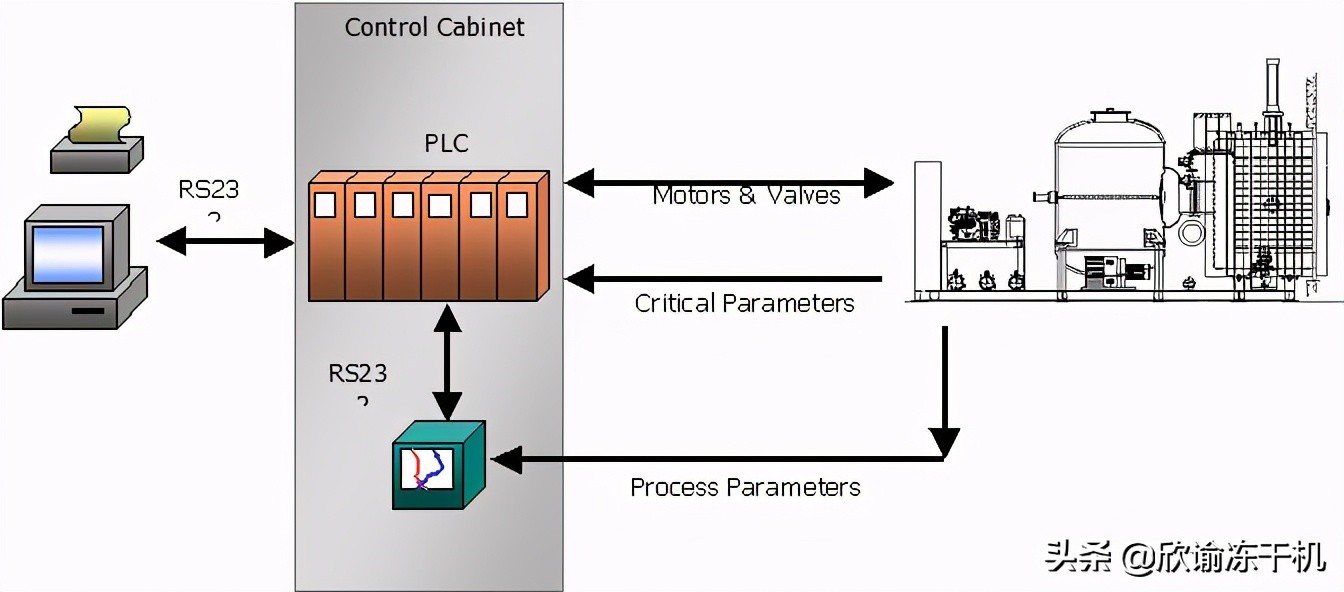 真空冷冻干燥机原理及结构图,真空冷冻干燥机原理