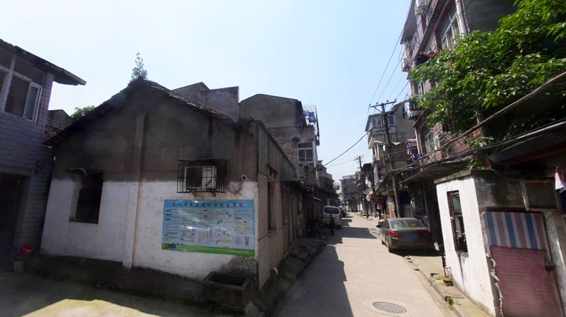 武汉闹市区里的老地方陆家街：小巷子组成城中村，低矮建筑如迷宫