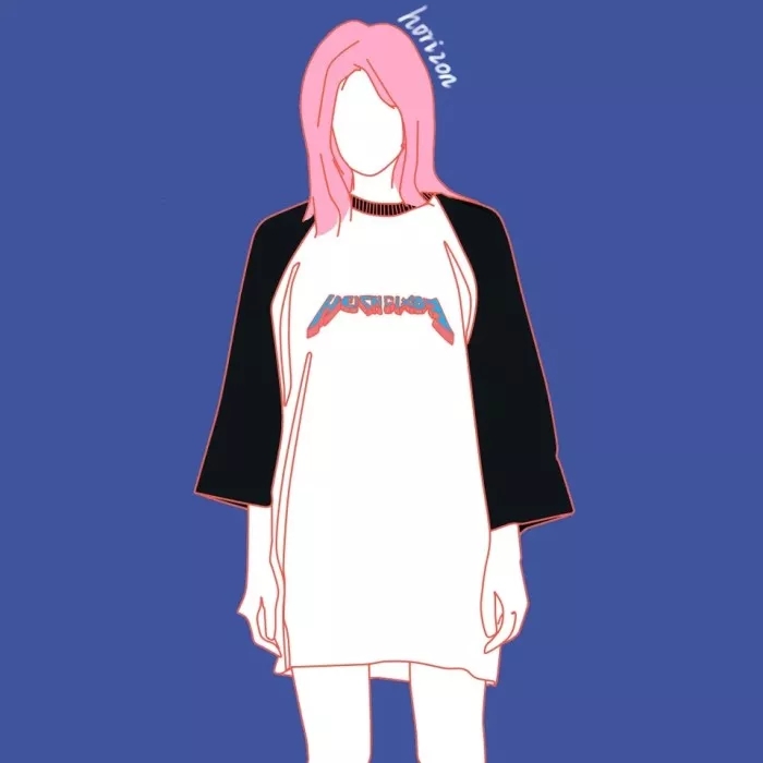 个性原宿风手绘头像,原宿风头像女伤感真人