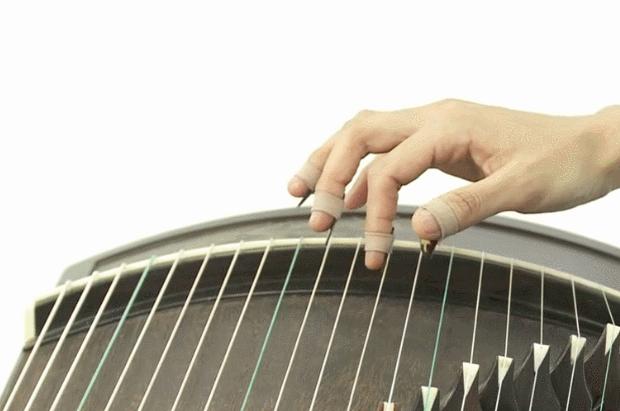 古筝入门托勾抹指法图解,古筝左手勾托抹托详细讲解