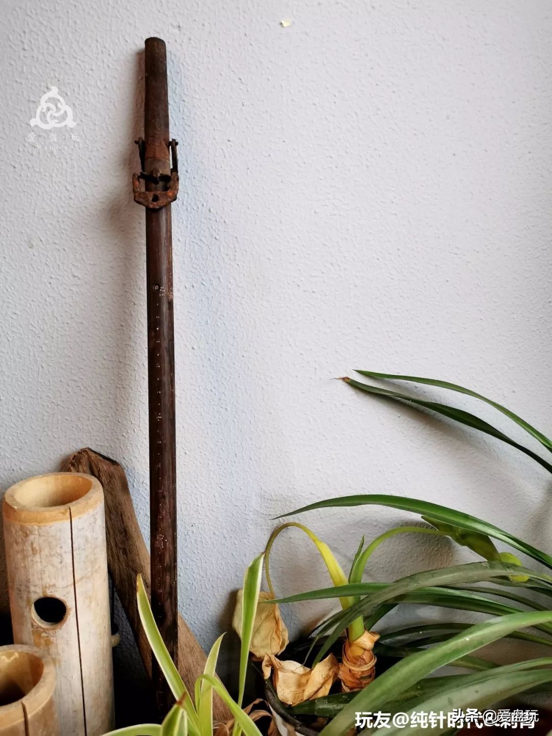 10块钱的手把件,极品老秤杆