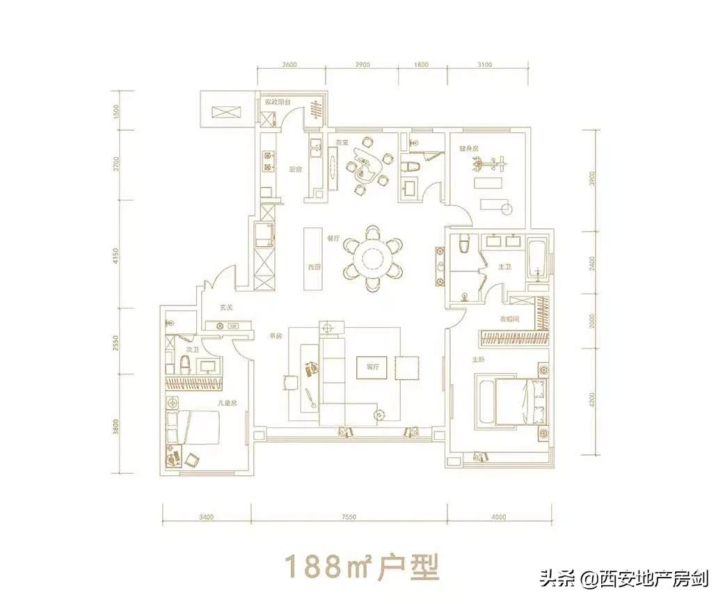 Well认证+大牌精装，西咸C位大平层只能是TA