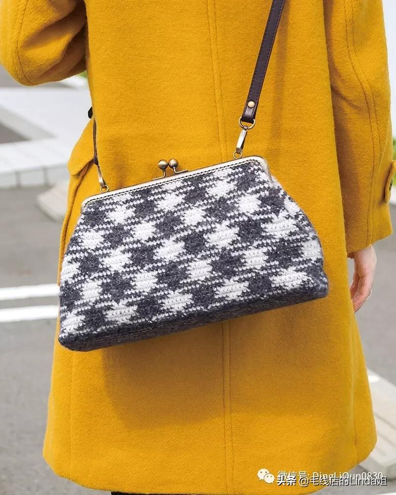 二十多款时尚的钩针包包图解,最新款的包包钩针图解
