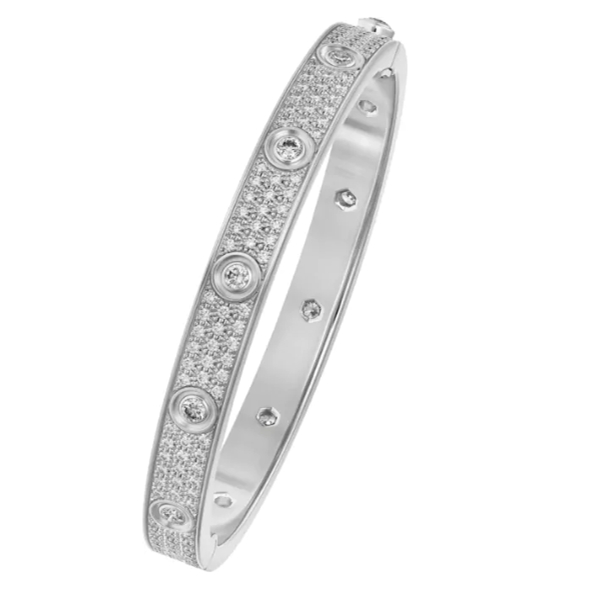 卡地亚love手镯满天星黑陶瓷,卡地亚满天星戒指手镯