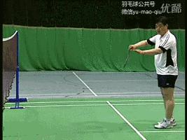 李在福羽网前扑球,李在福羽毛球教学视频