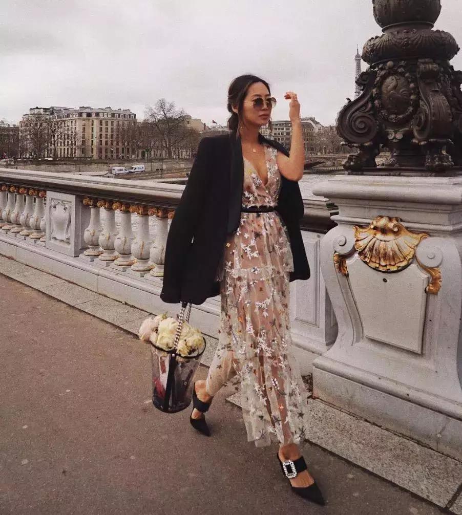 春季碎花裙推荐,玖姿春季碎花裙