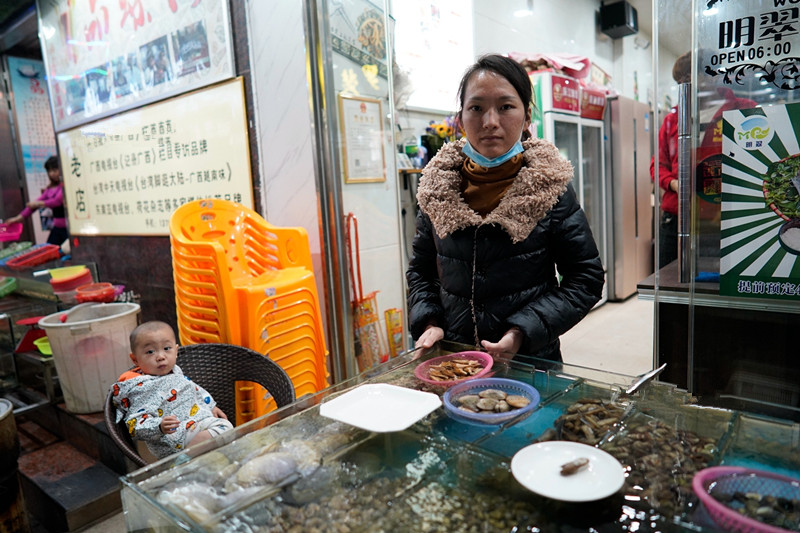 中越边境越南的露天集市,中越边界边贸集市
