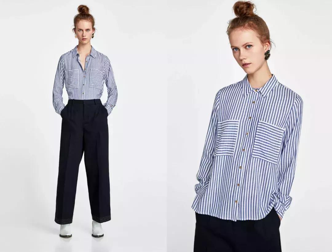 今年春天衬衫最新穿法，不时髦都不行，太有气质了