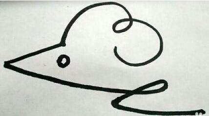 宠物小精灵简笔画咚咚鼠,朝花夕拾狗猫鼠图片简笔画