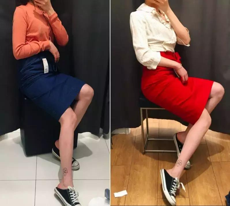 优衣库的试衣间是什么样子的,优衣库肥佬裤