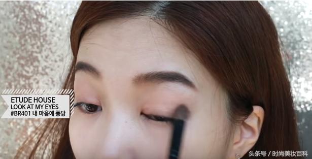 充满复古风格的橘色妆容,日常改良版的小复古风妆容