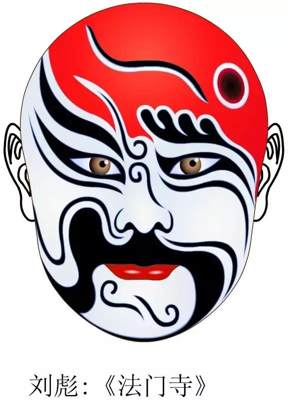 中国京剧脸谱高清典藏,京剧白色脸谱代表人物