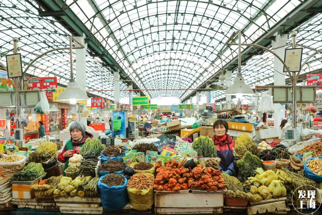 90多年前的上海菜市场,上海浦东新区最大的菜市场