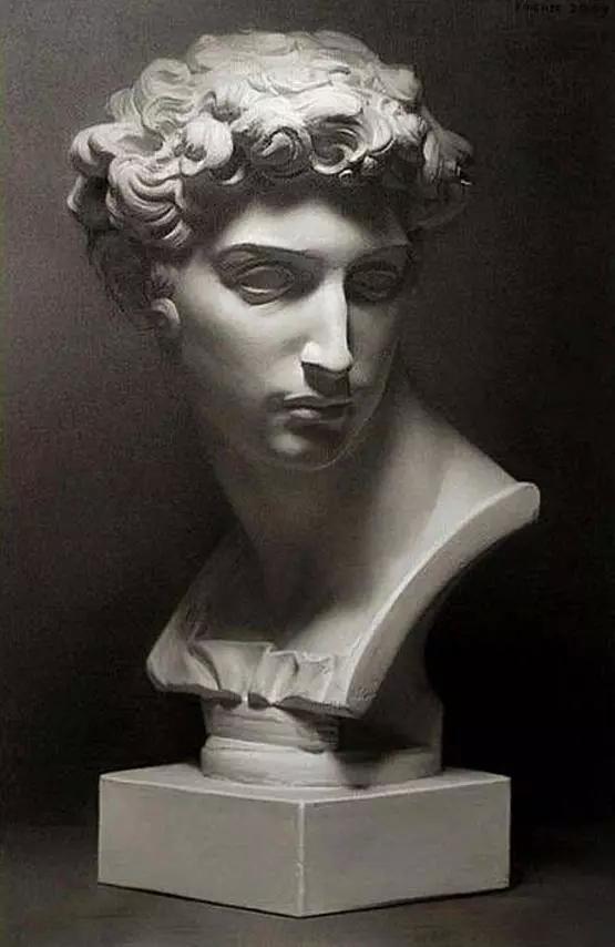 看完这些ps大神的对比图我跪下了,十大神级素描雕塑