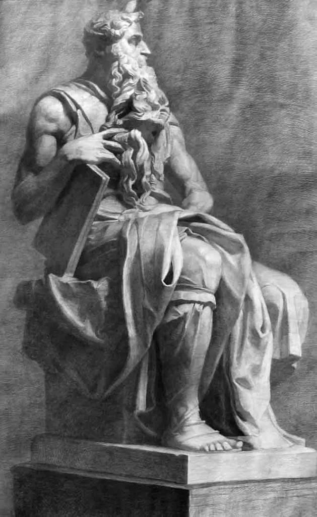 十大顶级素描雕塑,雕塑大师的素描