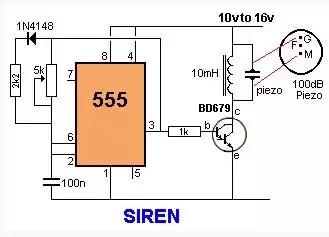 画出的555定时器电路引脚图,用555定时器构成双向流水灯电路图