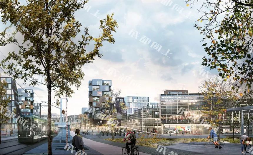 大源核心商务区,大源cbd核心区夜景