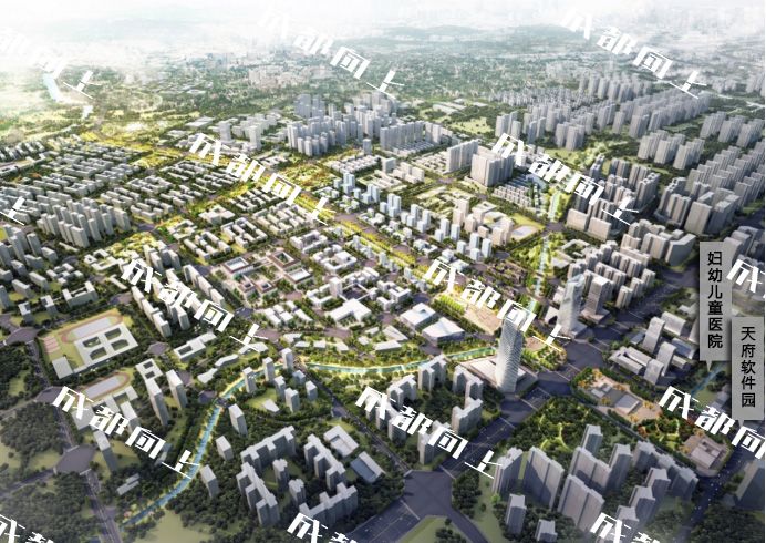 大源核心商务区,大源cbd核心区夜景