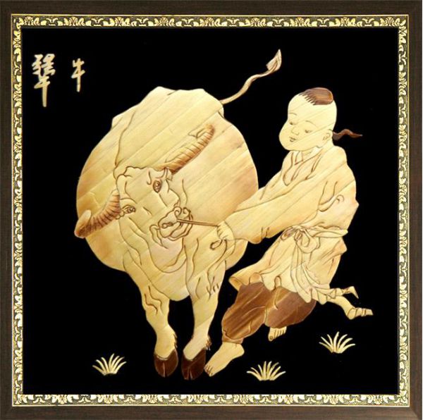 手工制作相框兼职是做什么的,手工兼职麦秆画相框