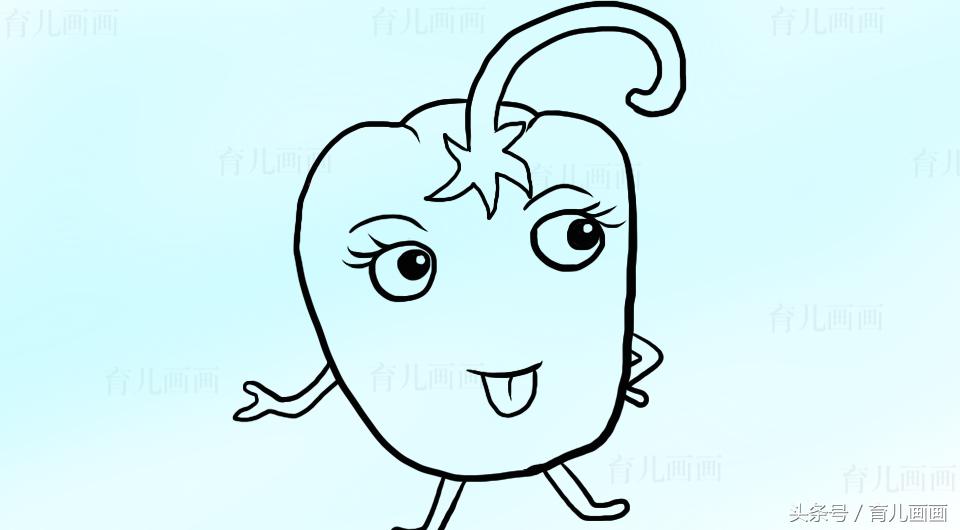 芒果简笔画可爱卡通人物,卡通橘子简笔画