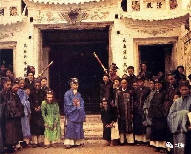 1百多年前法国人拍下的清朝照片,美国珍藏的中国晚清彩照