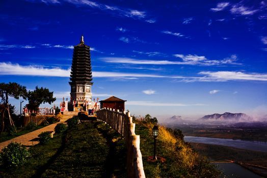 琼岛文峰塔图片大全,海南文峰塔简介