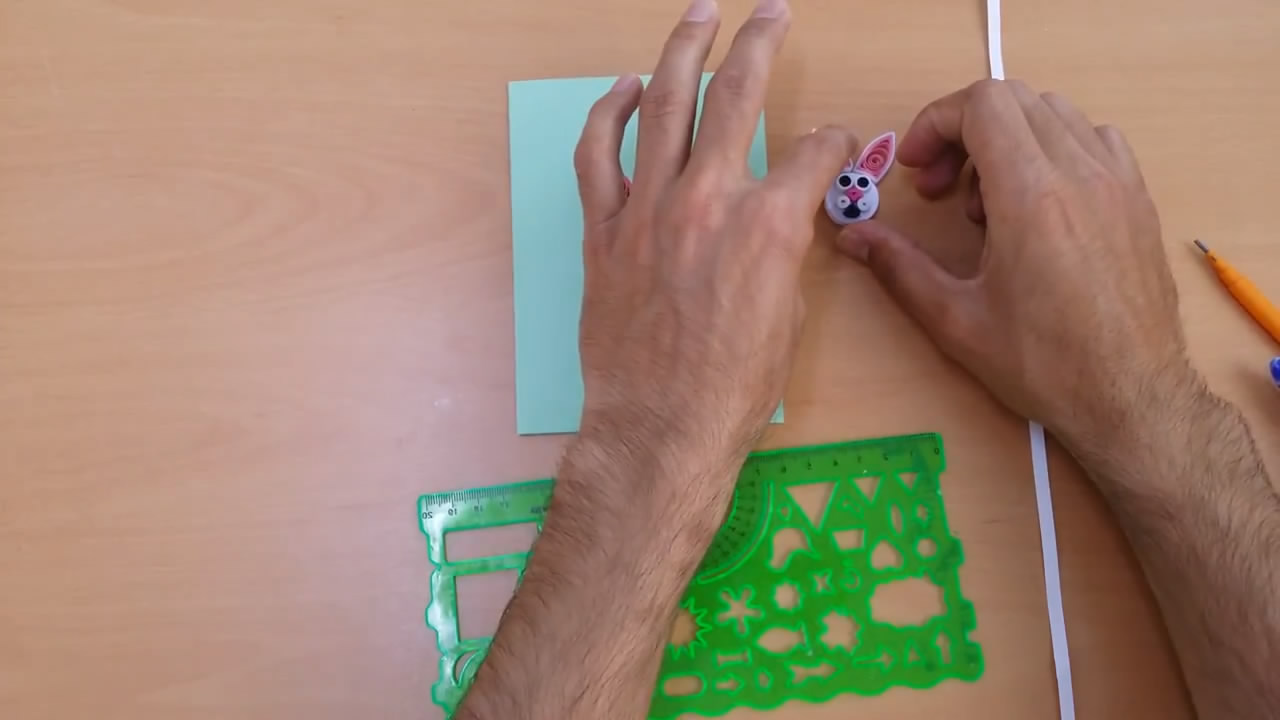 兔子立体贺卡的制作方法简单易学,兔子贺卡制作方法简单又漂亮平面