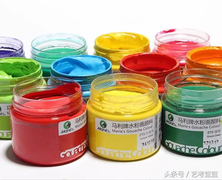 水粉入门必备用品,水粉初学者用的材料