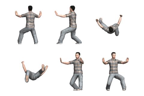 二十四式太极拳分解动作教学1-3式,太极24式3d动漫图解