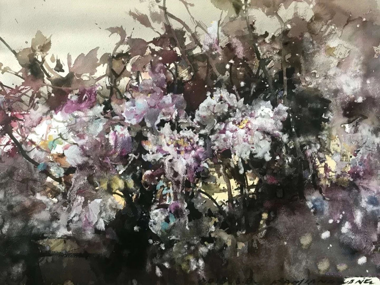 一组水彩,治愈型水彩作品