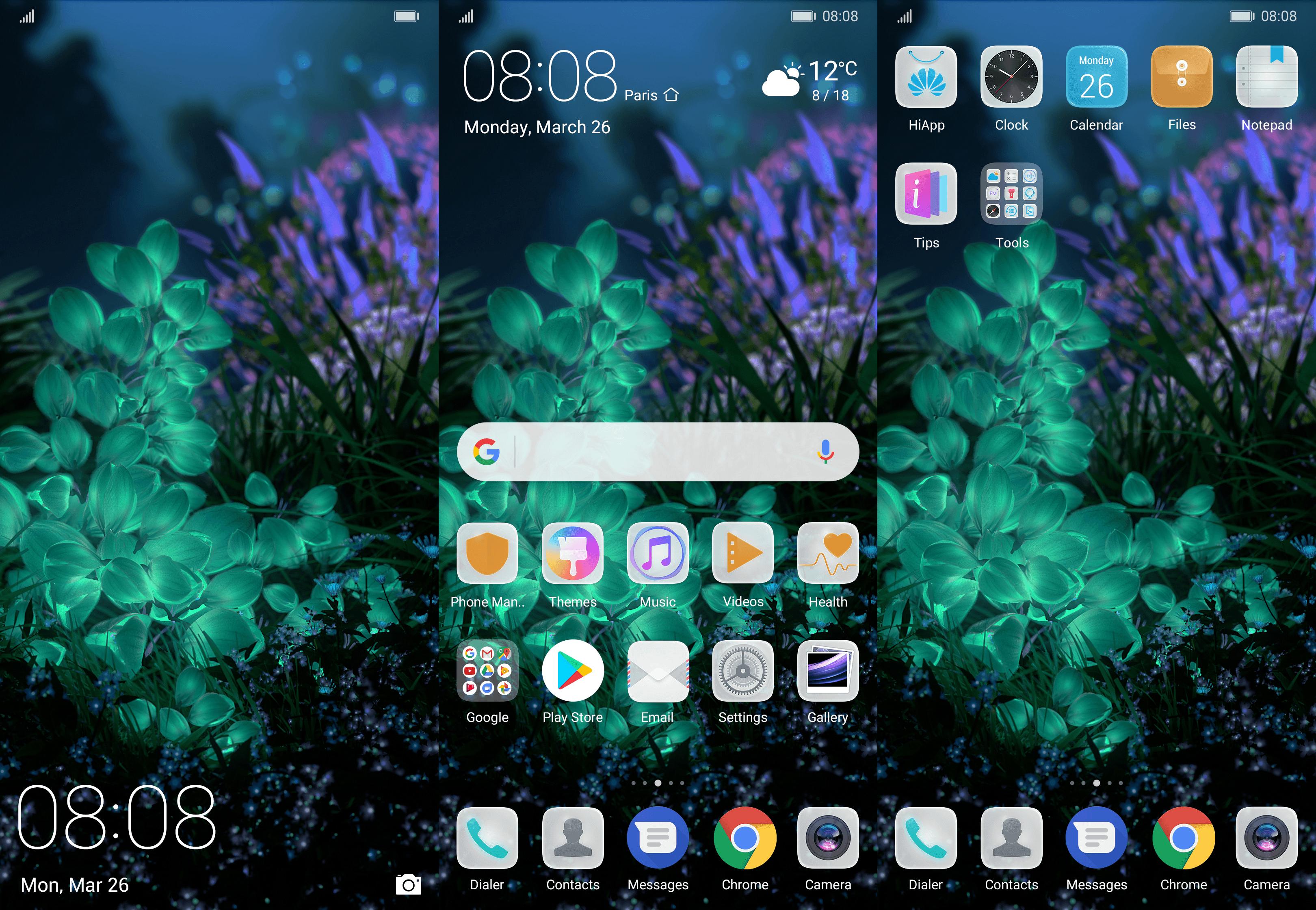 华为p20主题怎么还原最初的,华为p20新生活主题桌面布局