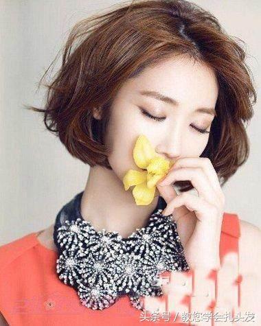 俏皮减龄中长发发型扎法,扎发发型简单又好看中长